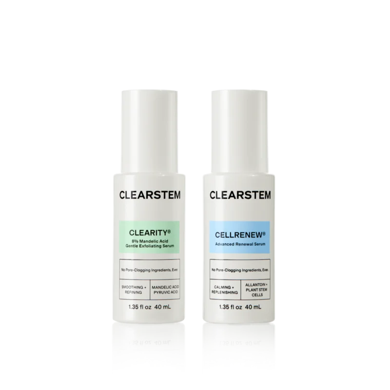 Clearstem clear clarify anti acne aging serum duo